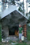 Sauna tradicional de Finlandia